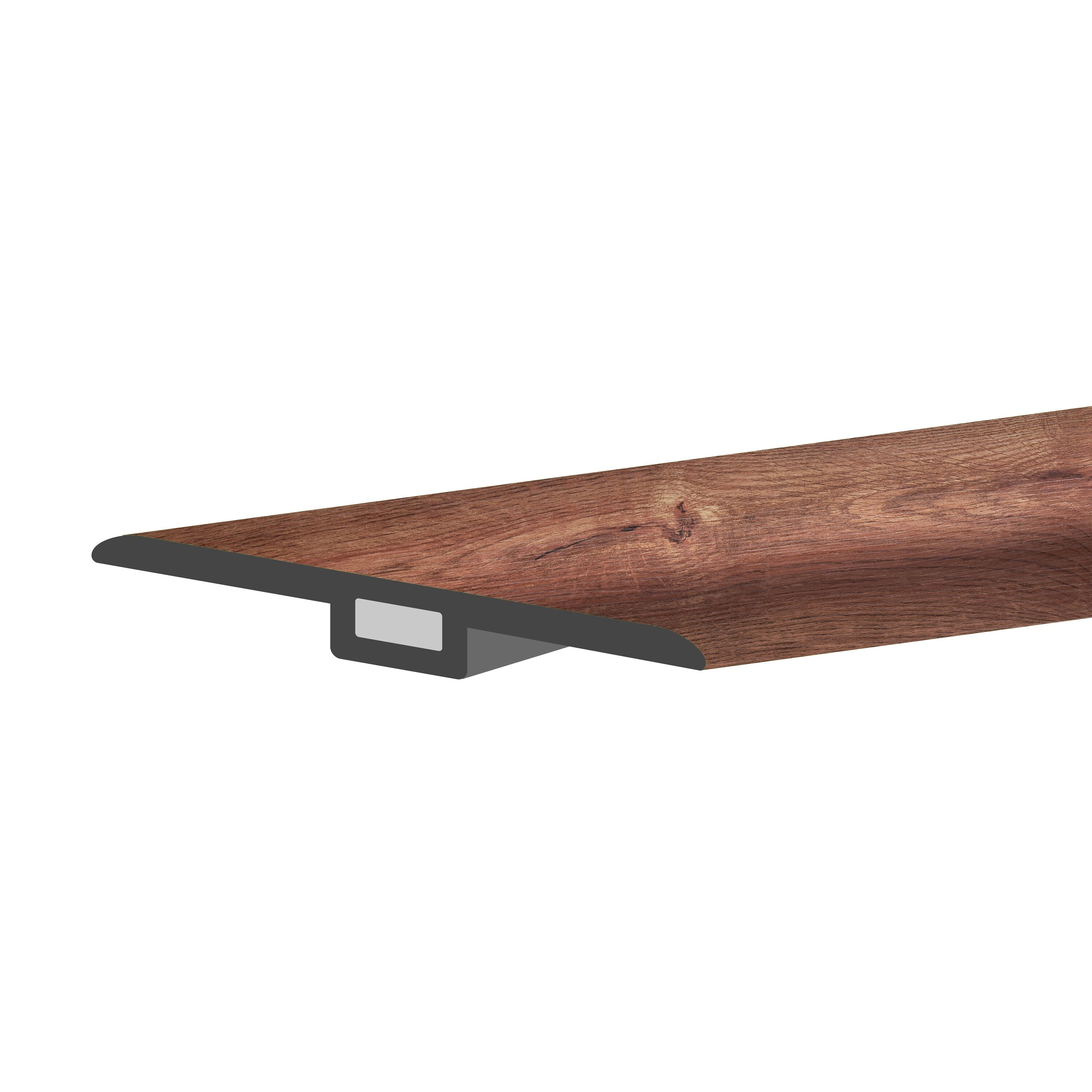 A single green leaf against a white background.