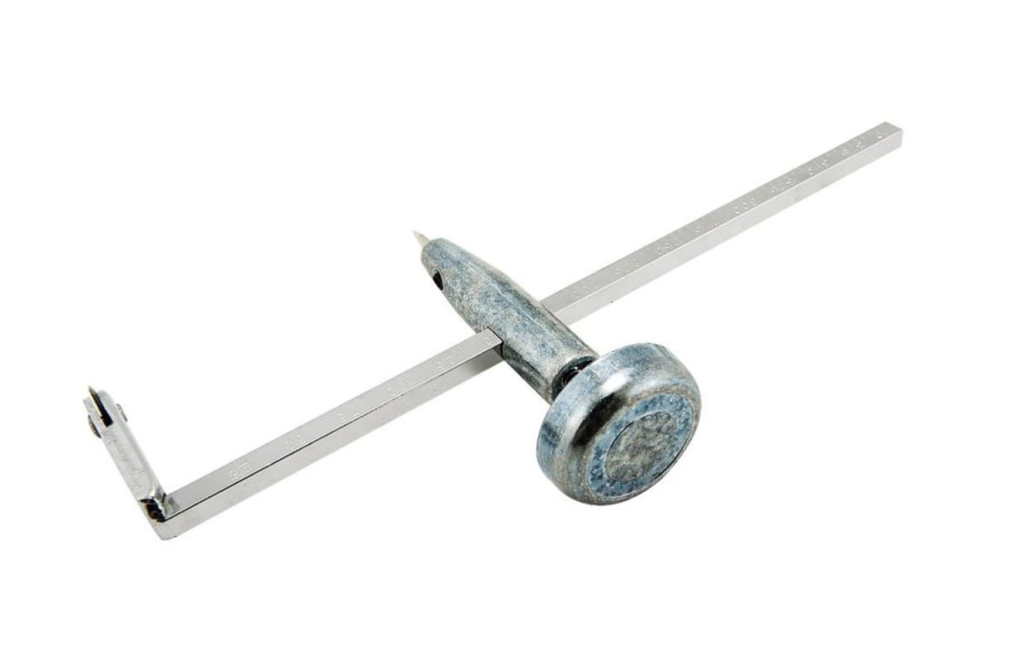 A single green leaf against a white background.