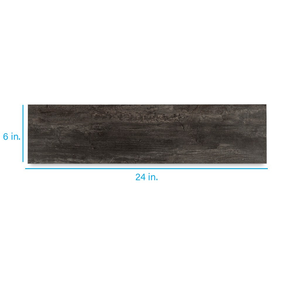 Style Selections Casa Italia 6-in x 24-in Groutable Water Resistant Peel and Stick Luxury Vinyl Tile (1-sq ft)