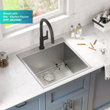 Kraus Standart PRO 22-inch Stainless Steel Drop-In Laundry Sink
