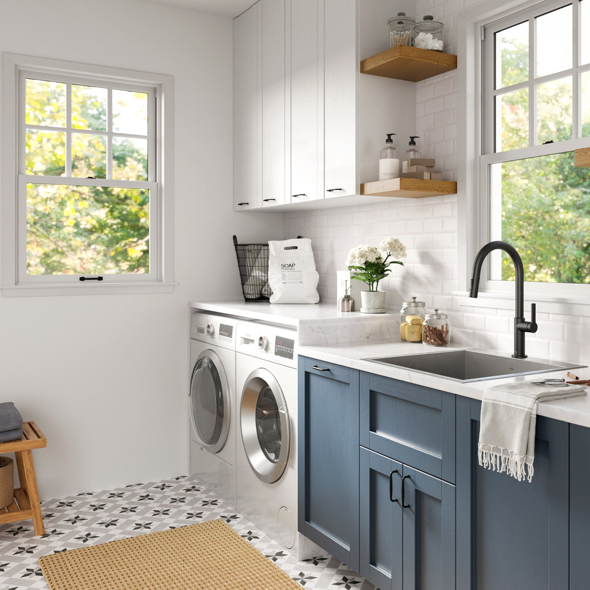 Kraus Standart PRO 22-inch Stainless Steel Drop-In Laundry Sink