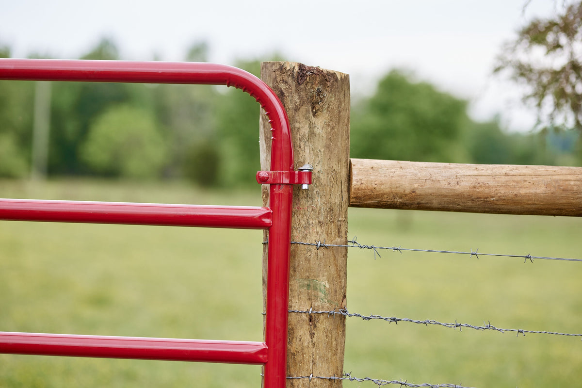Tarter 4-ft H x 18-ft W Galvanized Steel Corral Flat-top Farm Fence Gate