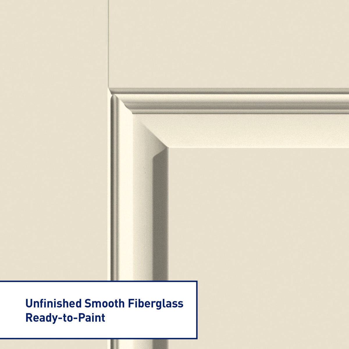 Therma-Tru Benchmark Doors 36-in x 80-in Fiberglass Craftsman Right-Hand Inswing Ready to Paint Unfinished Prehung Single Front Door