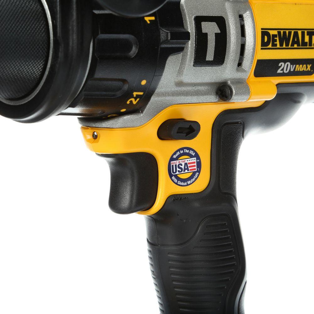 20-Volt Max Lithium-Ion Cordless 1/2 in. Hammer Drill with 2 Batteries 4 Ah 1-Hour Charger and Case