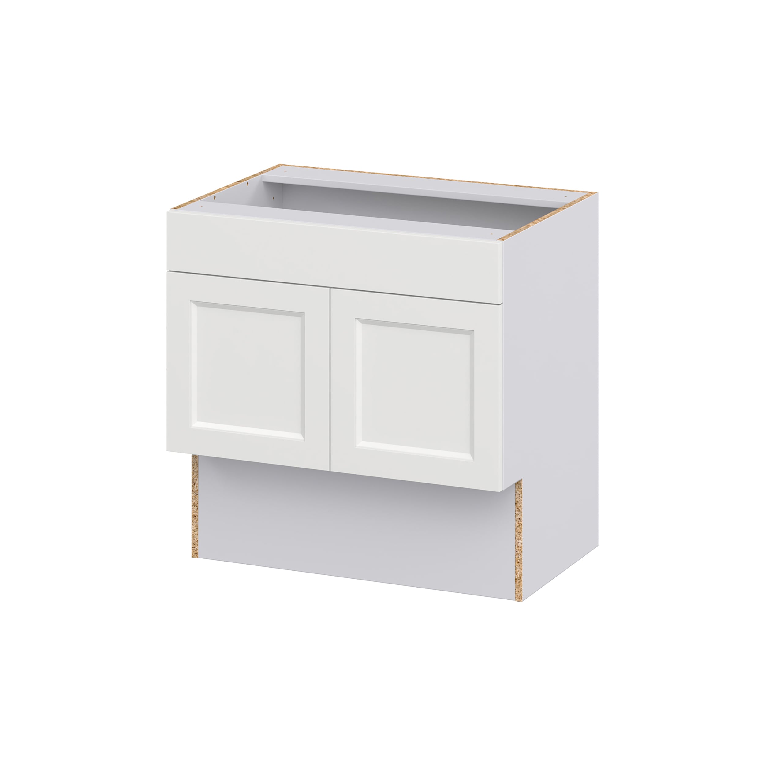 Hugo&Borg Riviera 30-in W x 30-in H x 21-in D Bright White Sink Base F ...