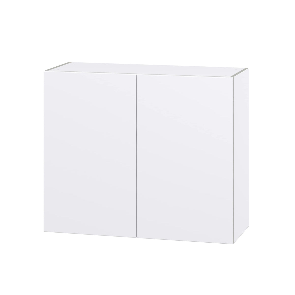 Hugo&Borg Lasalle 36-in W x 30-in H x 14-in D Bright White Slab Wall Fully Assembled Cabinet (Flat Panel Slab Door Style)