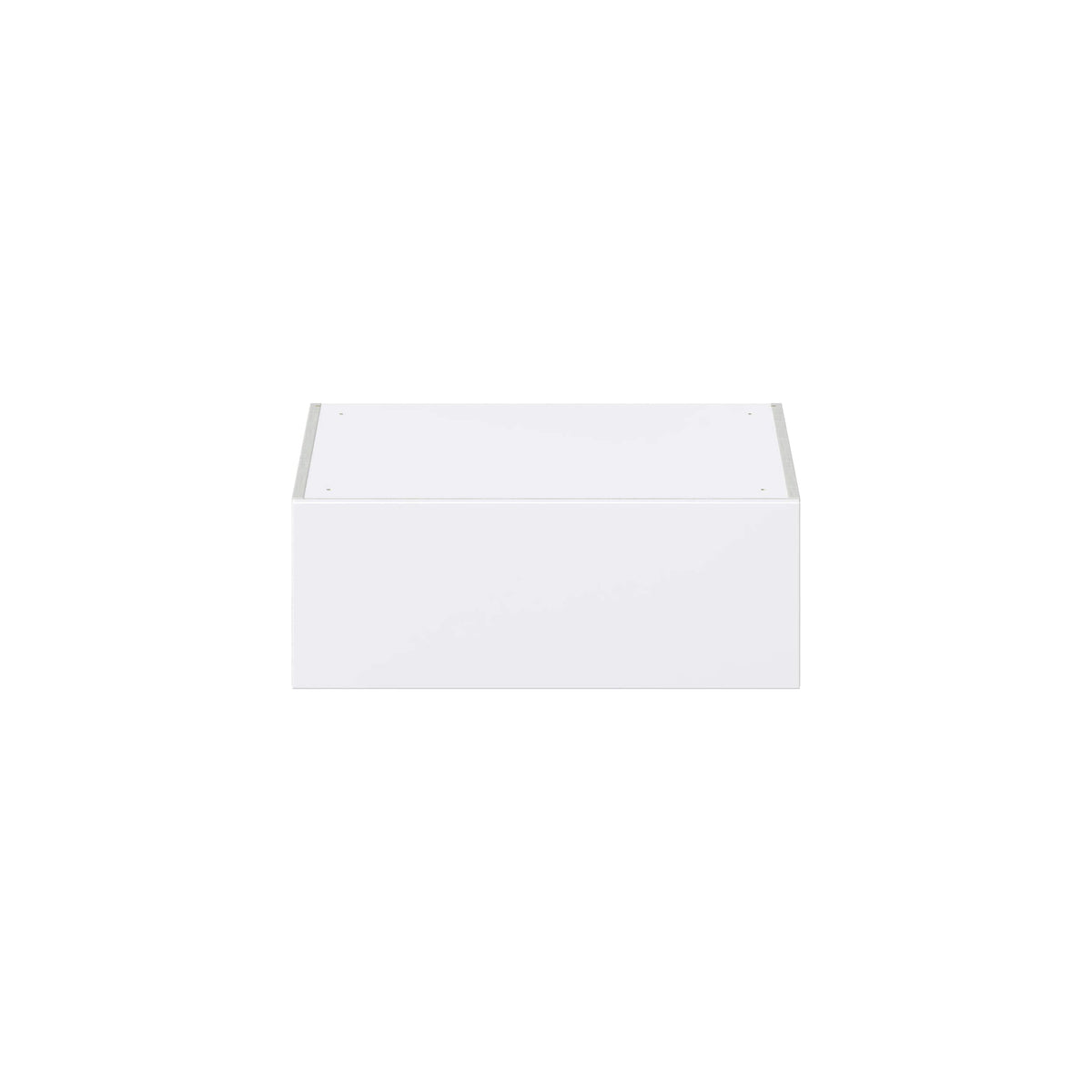 Hugo&Borg Lasalle 27-in W x 10-in H x 24-in D Bright White Slab Wall Fully Assembled Cabinet (Flat Panel Slab Door Style)