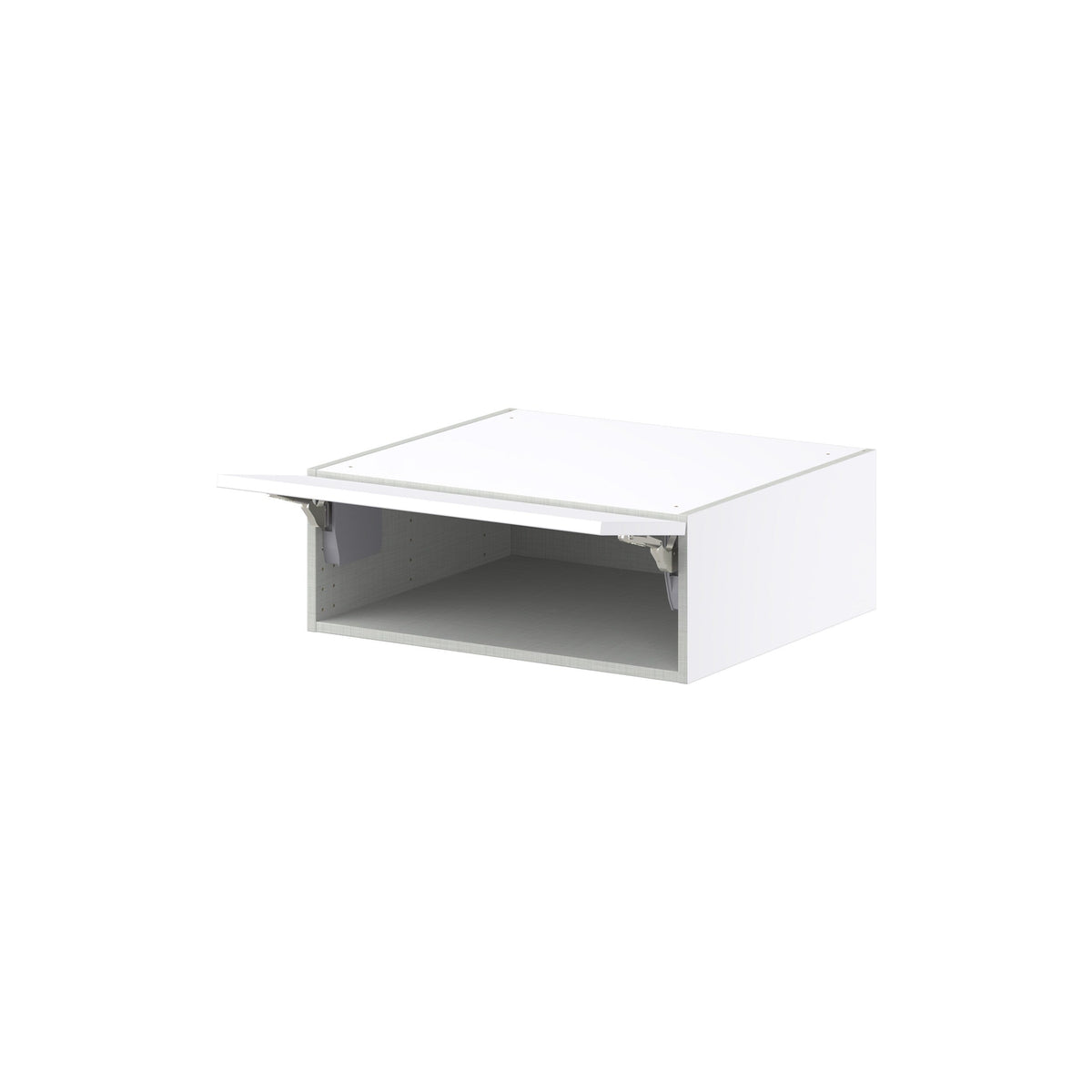 Hugo&Borg Lasalle 27-in W x 10-in H x 24-in D Bright White Slab Wall Fully Assembled Cabinet (Flat Panel Slab Door Style)