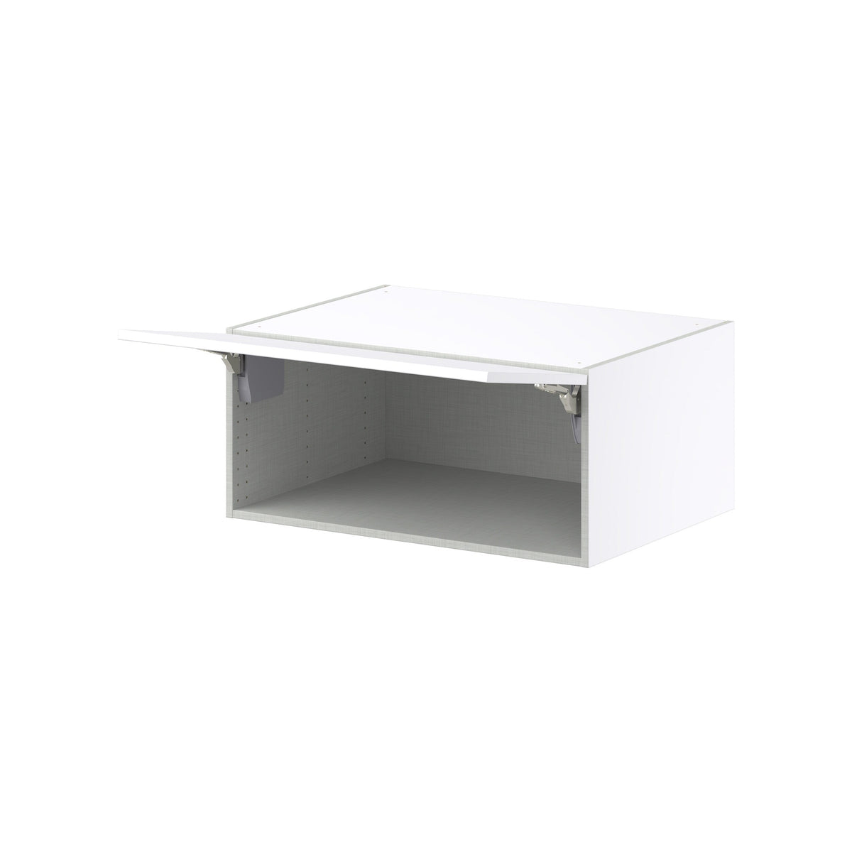 Hugo&Borg Lasalle 33-in W x 15-in H x 24-in D Bright White Slab Wall Fully Assembled Cabinet (Flat Panel Slab Door Style)