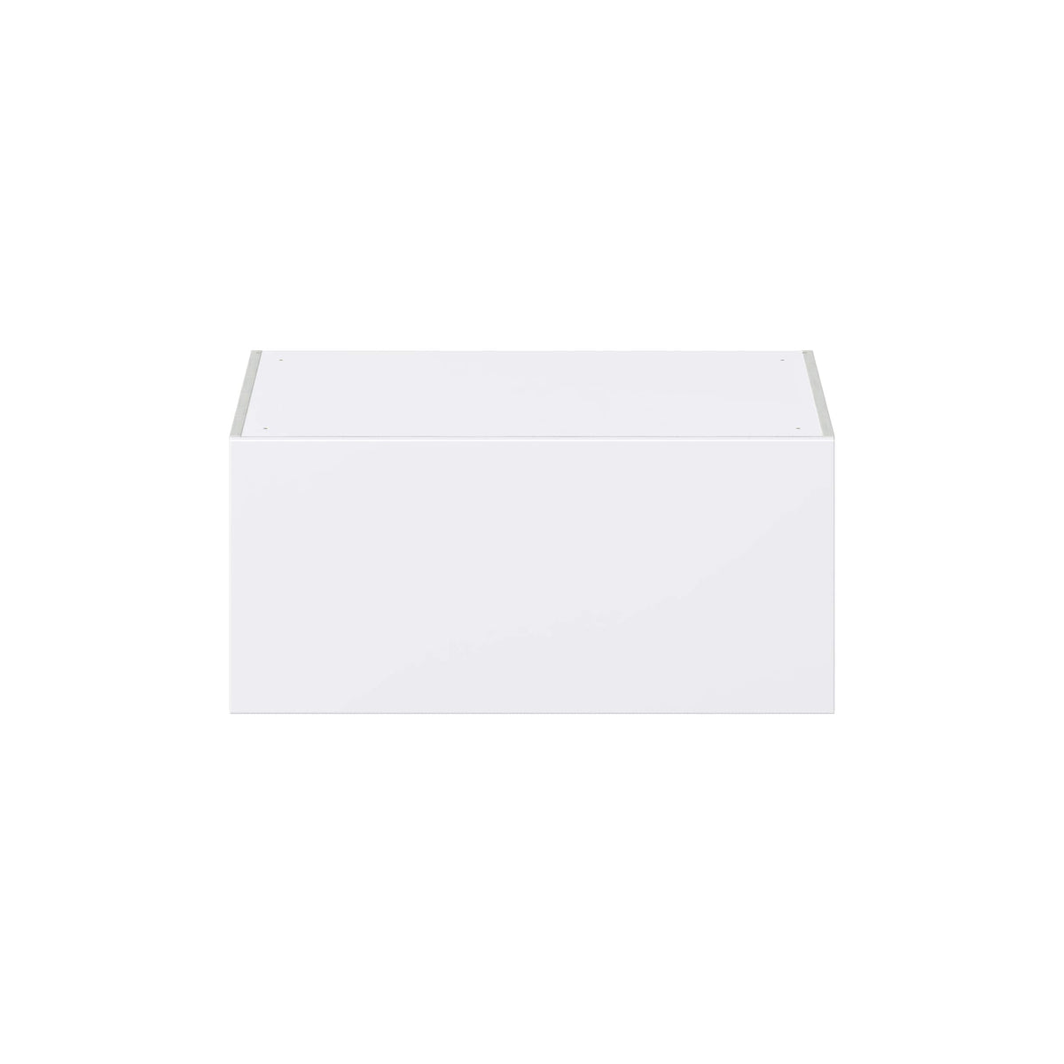Hugo&Borg Lasalle 33-in W x 15-in H x 24-in D Bright White Slab Wall Fully Assembled Cabinet (Flat Panel Slab Door Style)