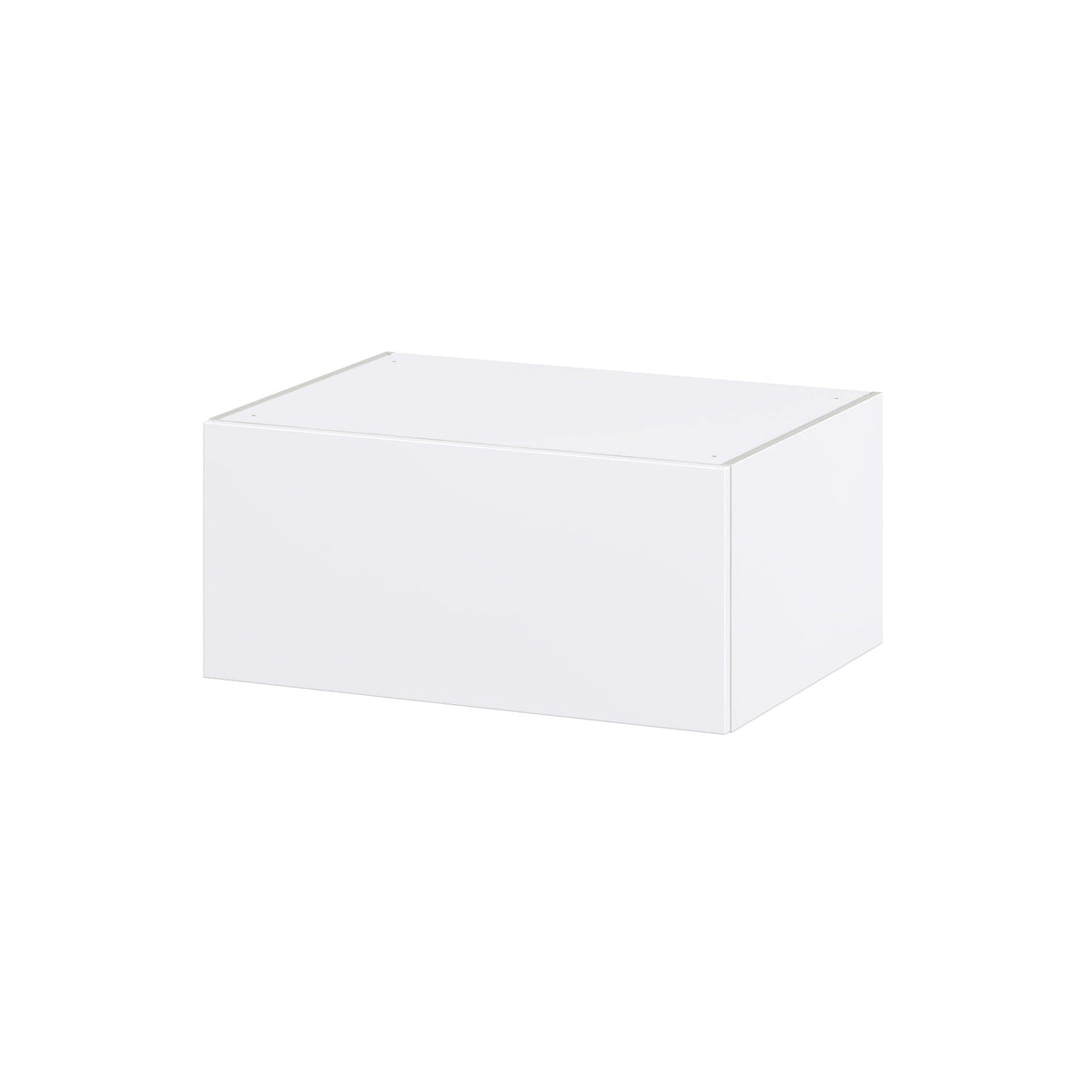 Hugo&Borg Lasalle 33-in W x 15-in H x 24-in D Bright White Slab Wall Fully Assembled Cabinet (Flat Panel Slab Door Style)