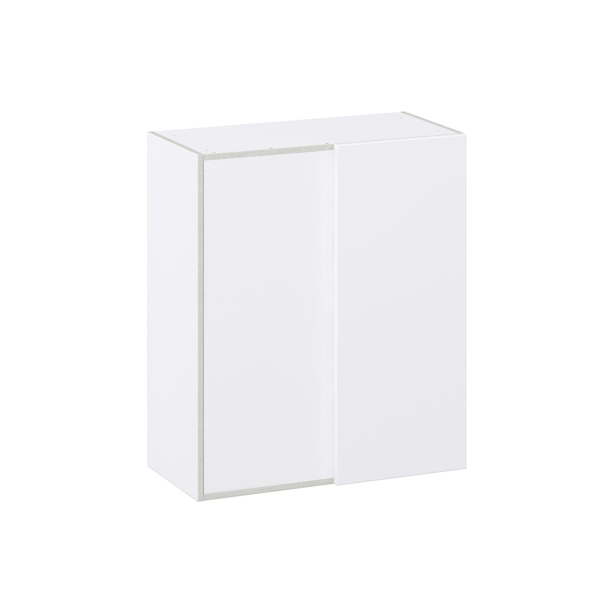 Hugo&Borg Lasalle 30-in W x 35-in H x 14-in D Bright White Slab Wall Fully Assembled Cabinet (Flat Panel Slab Door Style)
