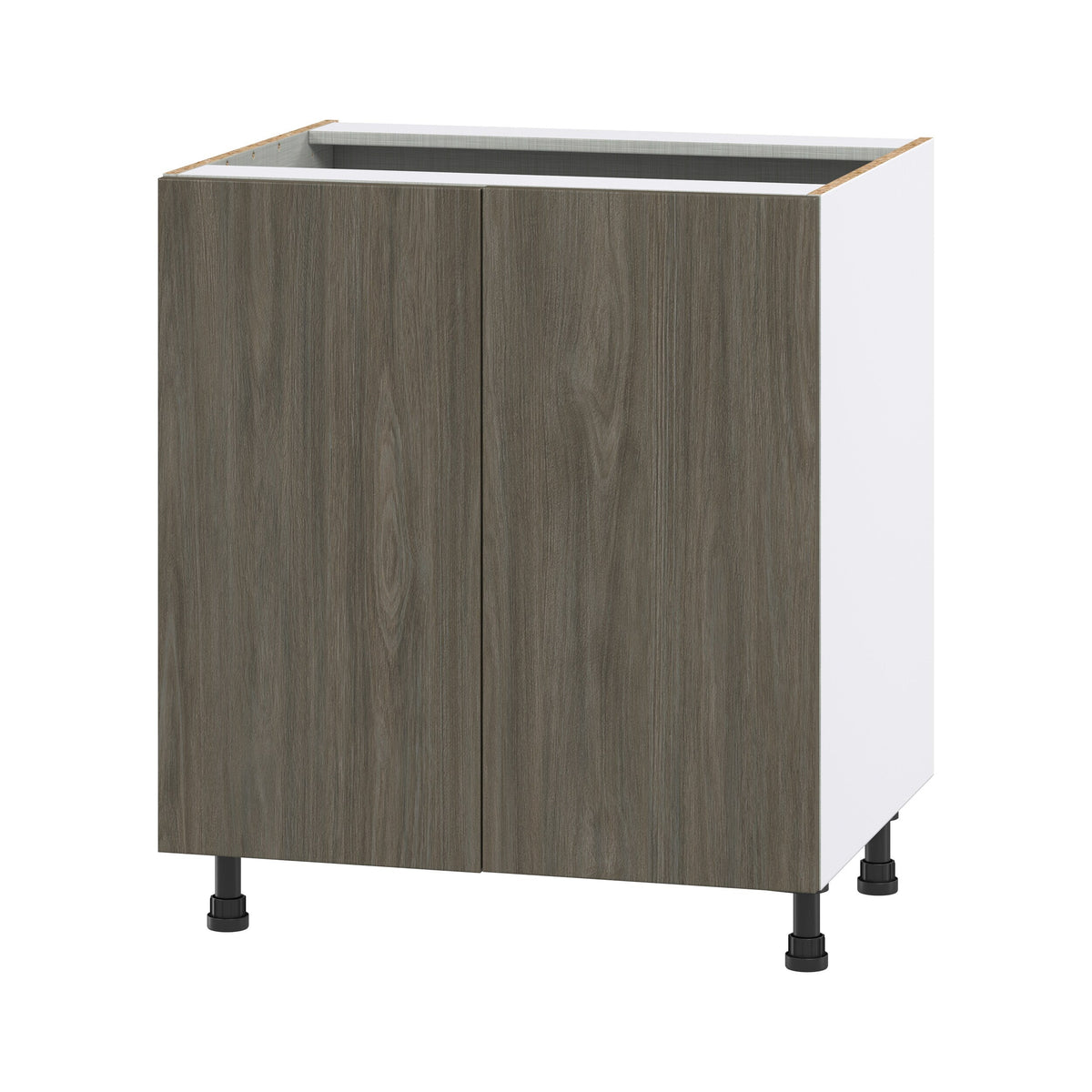 Hugo&Borg Savane 30-in W x 34.5-in H x 24-in D Textmel Base Fully Assembled Cabinet (Flat Panel Slab Door Style)