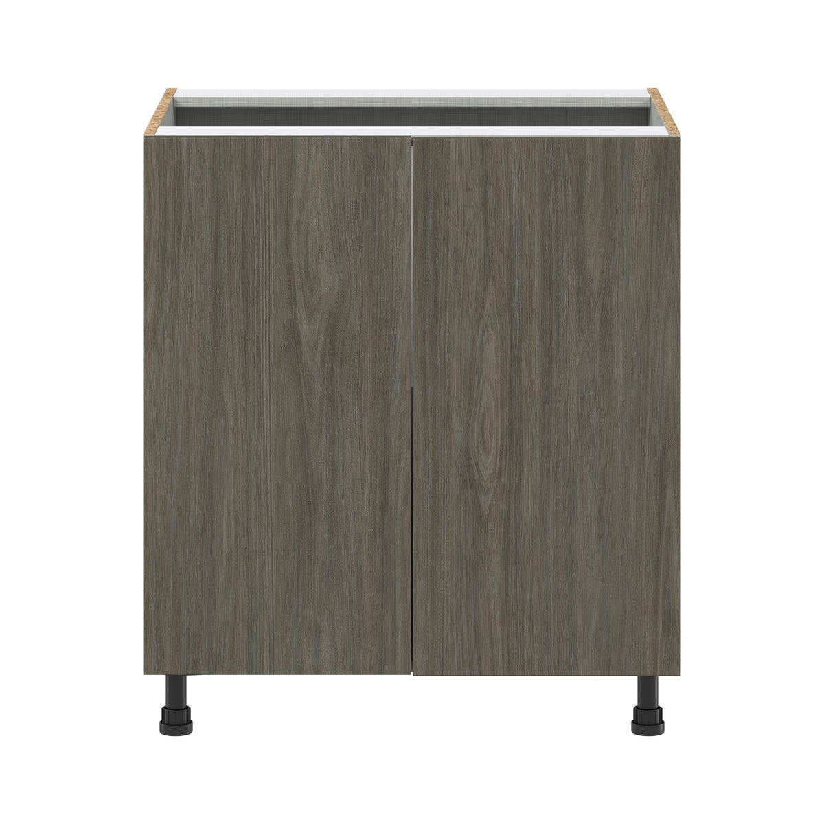 Hugo&Borg Savane 30-in W x 34.5-in H x 24-in D Textmel Base Fully Assembled Cabinet (Flat Panel Slab Door Style)