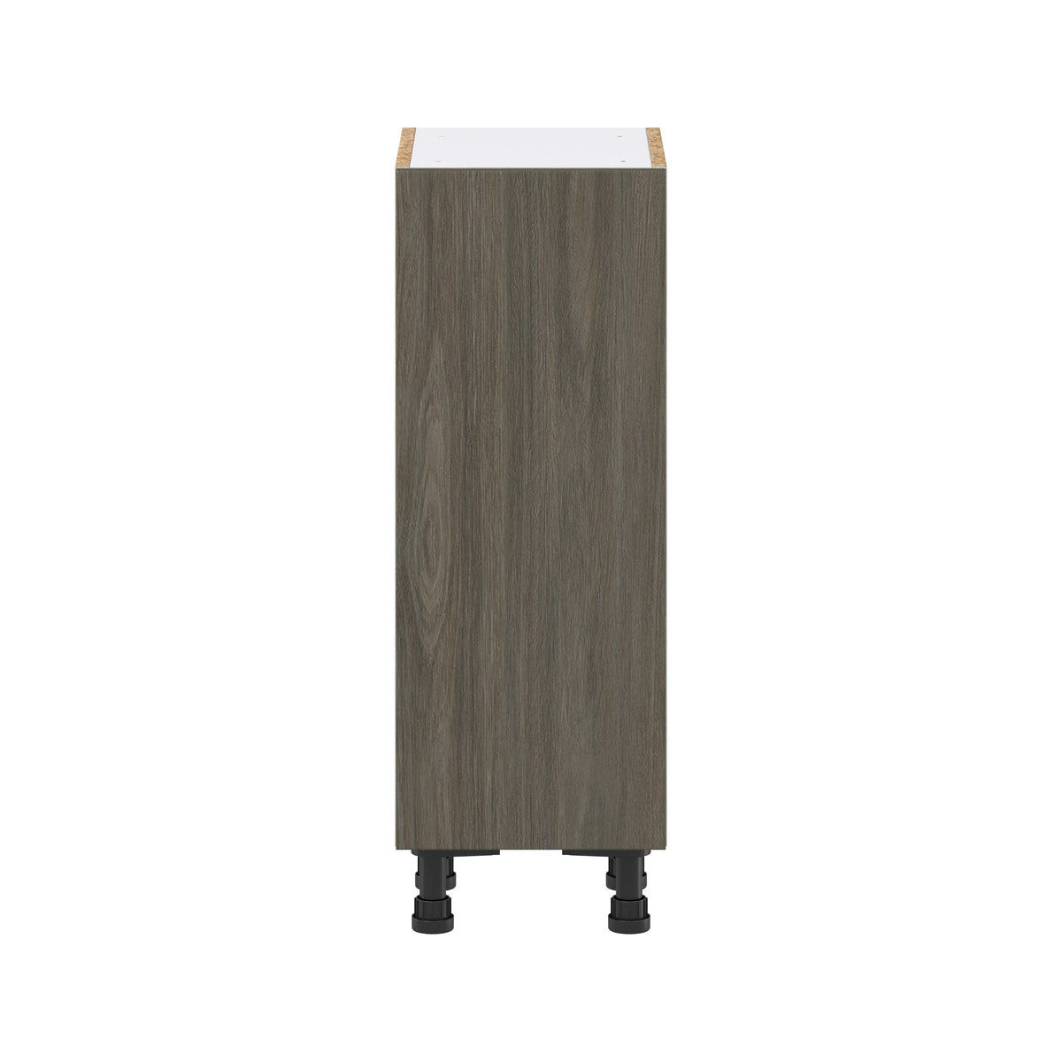 Hugo&Borg Savane 12-in W x 34.5-in H x 14-in D Textmel Base Fully Assembled Cabinet (Flat Panel Slab Door Style)