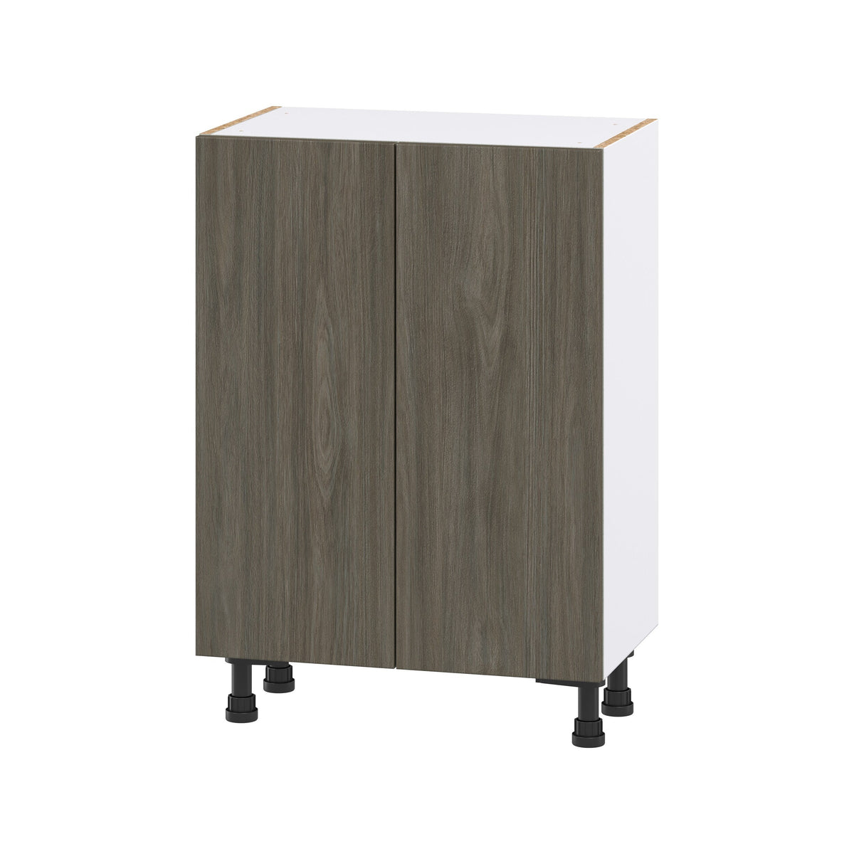Hugo&Borg Savane 24-in W x 34.5-in H x 14-in D Textmel Base Fully Assembled Cabinet (Flat Panel Slab Door Style)