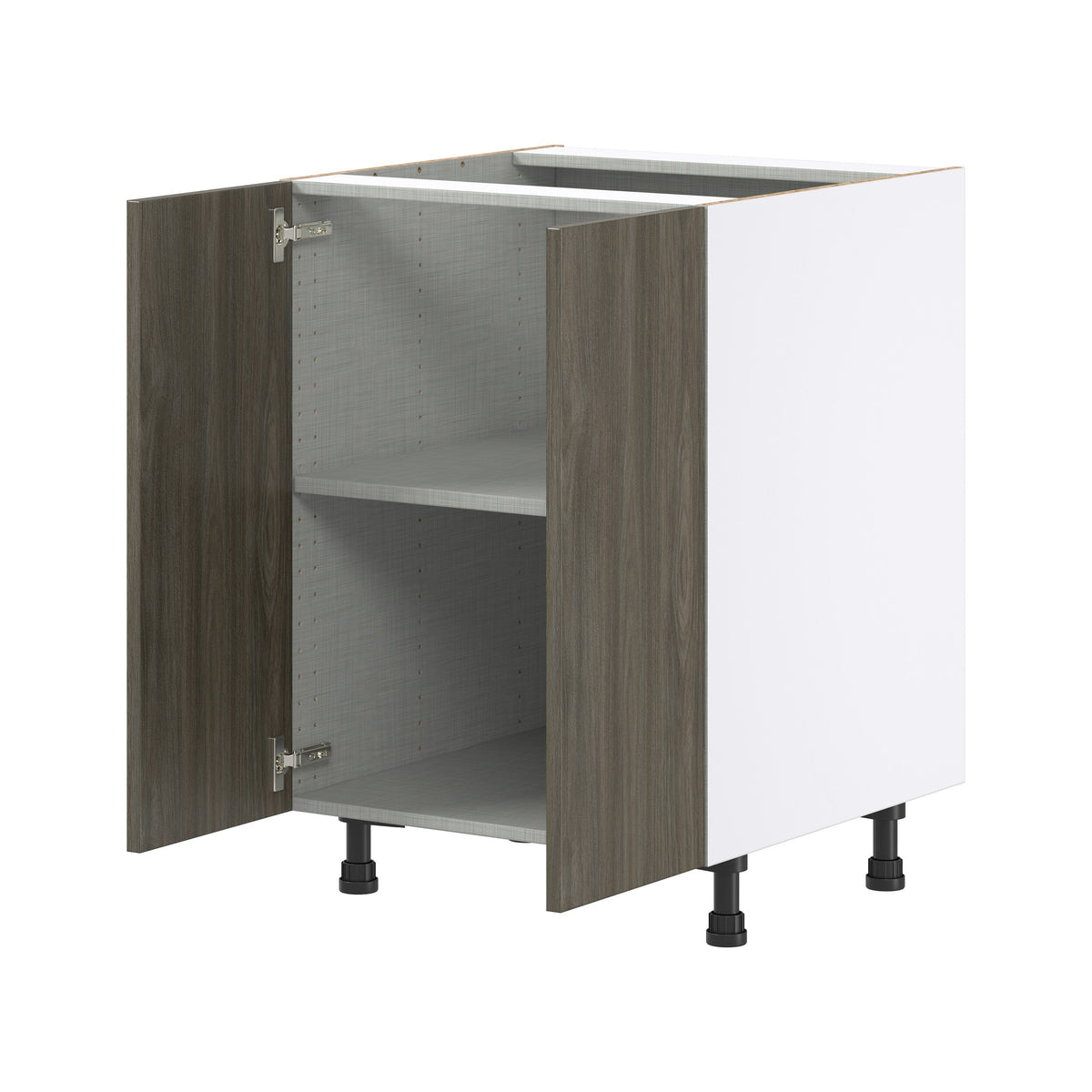 Hugo&Borg Savane 24-in W x 34.5-in H x 24-in D Textmel Base Fully Assembled Cabinet (Flat Panel Slab Door Style)