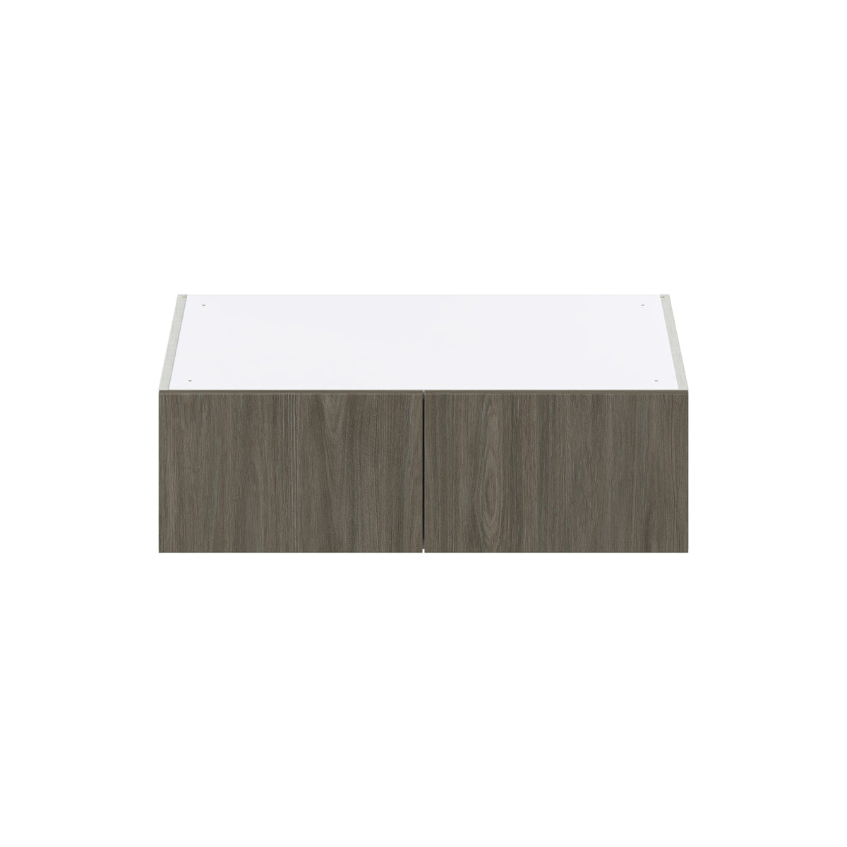 Hugo&Borg Savane 33-in W x 10-in H x 24-in D Textmel Wall Fully Assembled Cabinet (Flat Panel Slab Door Style)