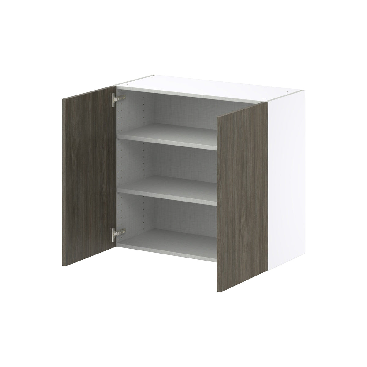 Hugo&Borg Savane 33-in W x 30-in H x 14-in D Textmel Wall Fully Assembled Cabinet (Flat Panel Slab Door Style)