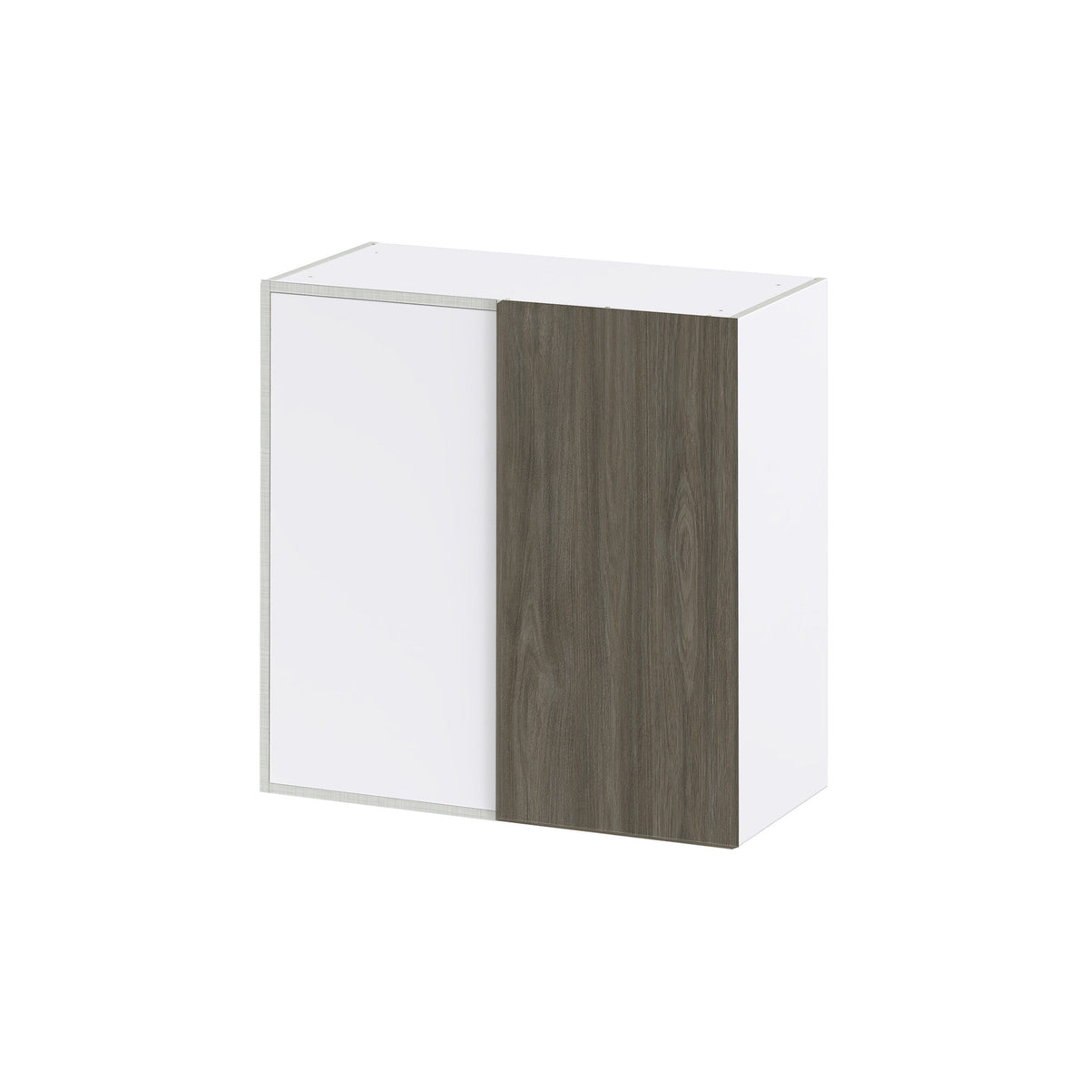 Hugo&Borg Savane 30-in W x 30-in H x 14-in D Textmel Wall Fully Assembled Cabinet (Flat Panel Slab Door Style)