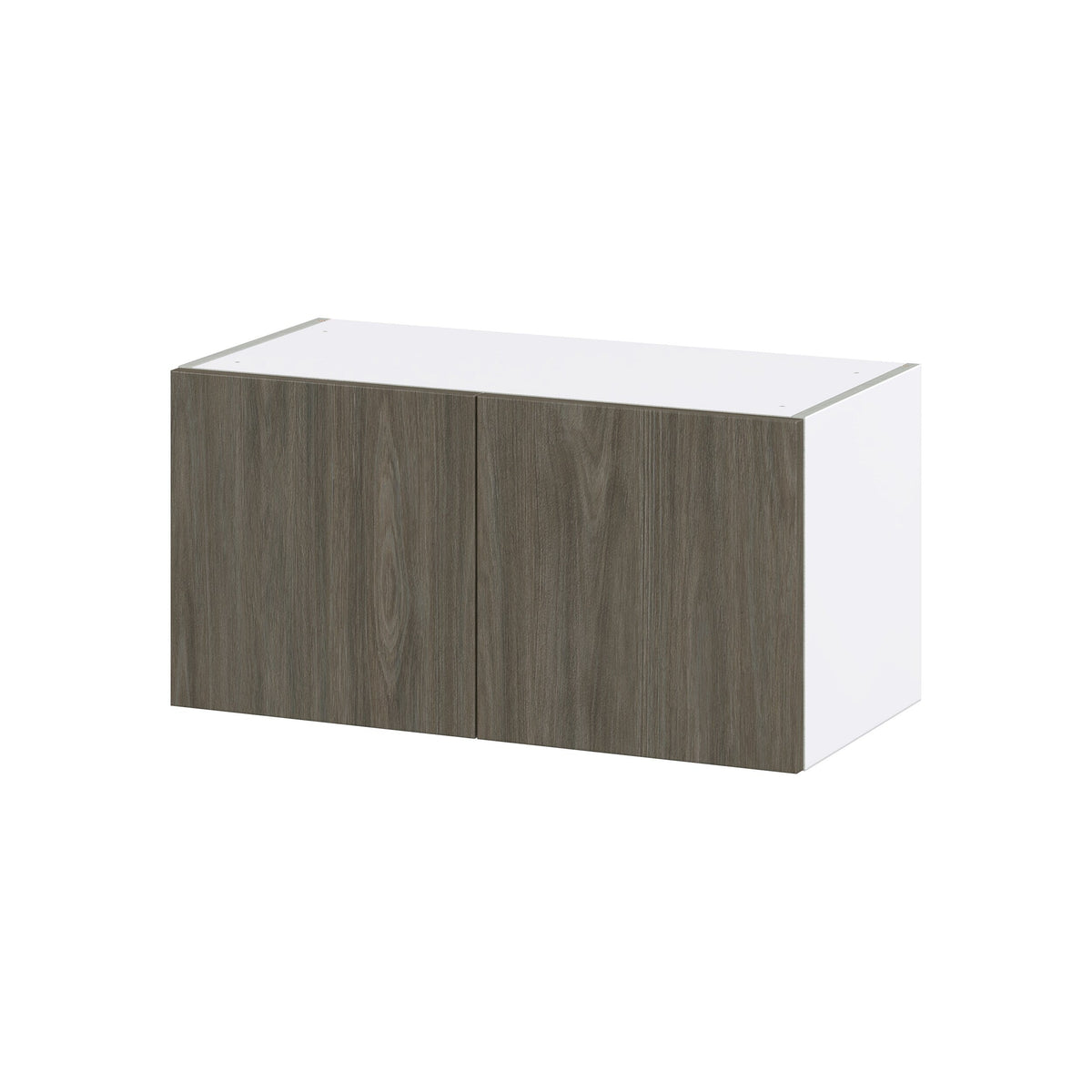 Hugo&Borg Savane 30-in W x 15-in H x 14-in D Textmel Wall Fully Assembled Cabinet (Flat Panel Slab Door Style)