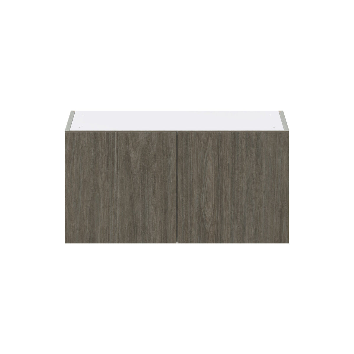 Hugo&Borg Savane 30-in W x 15-in H x 14-in D Textmel Wall Fully Assembled Cabinet (Flat Panel Slab Door Style)