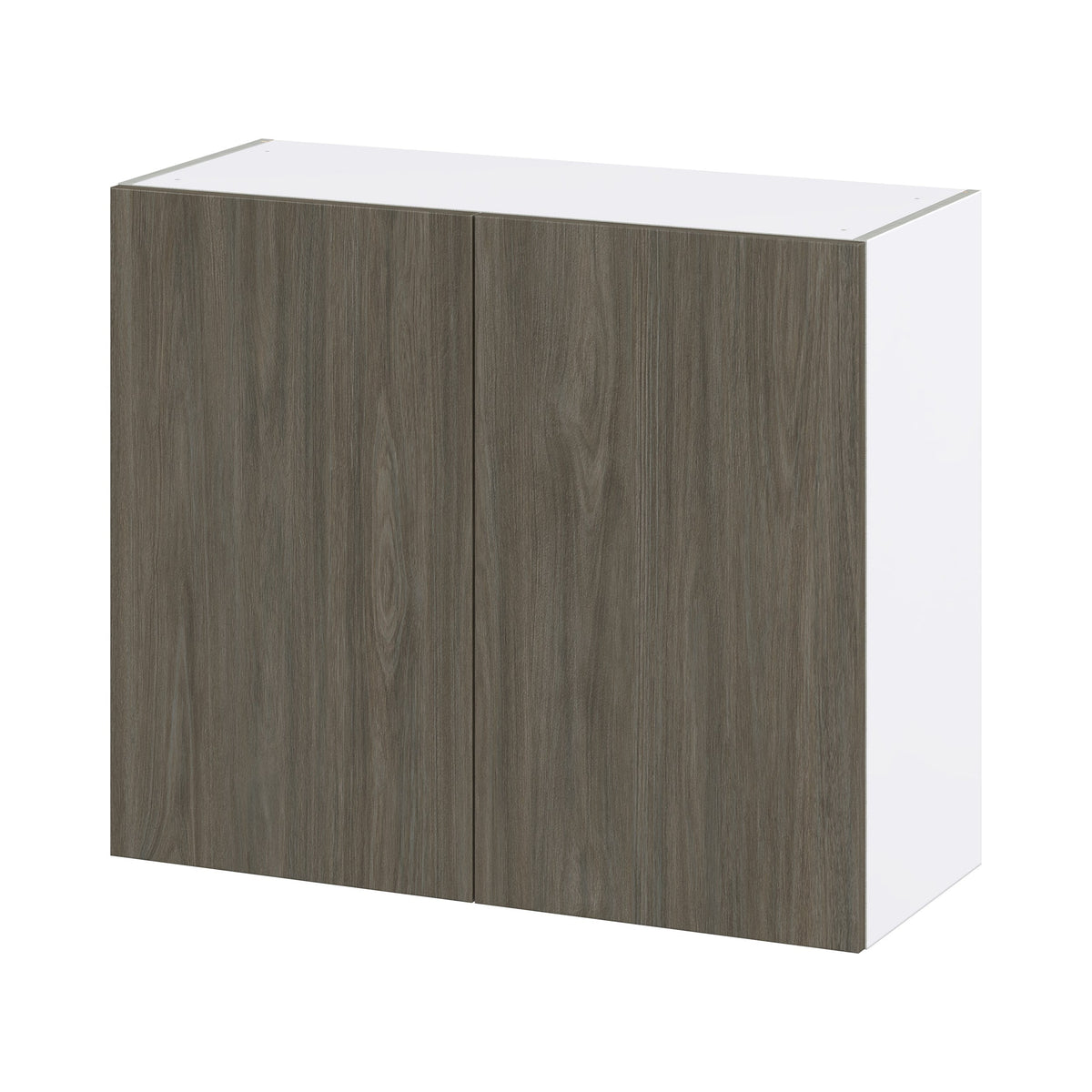 Hugo&Borg Savane 36-in W x 30-in H x 14-in D Textmel Wall Fully Assembled Cabinet (Flat Panel Slab Door Style)