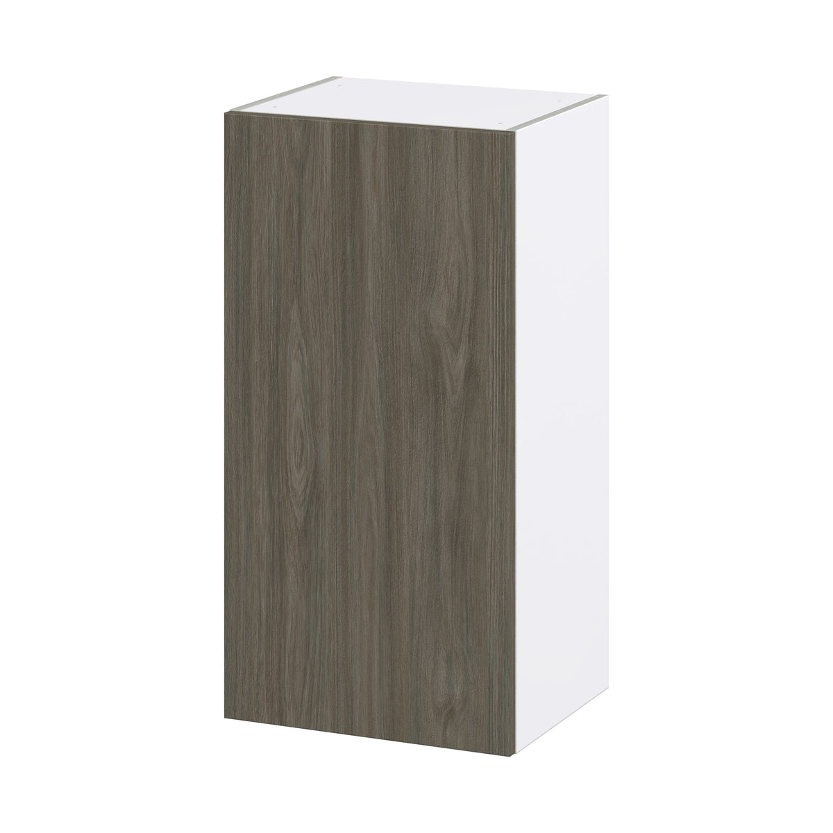 Hugo&Borg Savane 18-in W x 35-in H x 14-in D Textmel Wall Fully Assembled Cabinet (Flat Panel Slab Door Style)