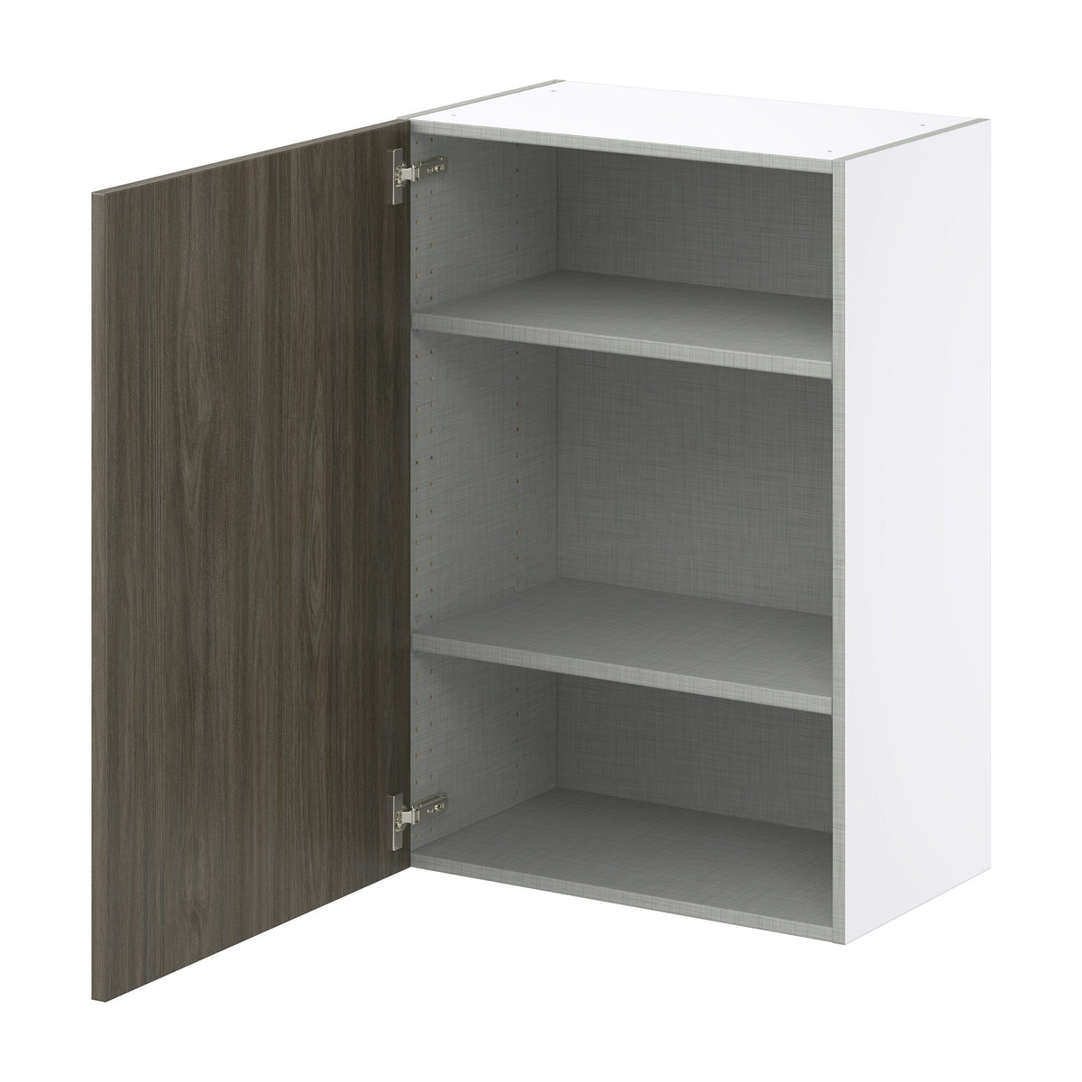 Hugo&Borg Savane 24-in W x 35-in H x 14-in D Textmel Wall Fully Assembled Cabinet (Flat Panel Slab Door Style)