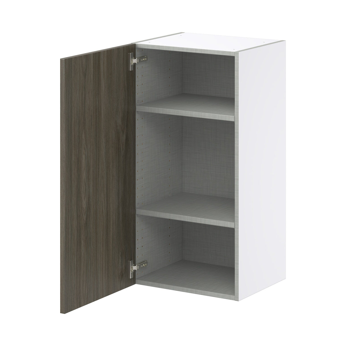 Hugo&Borg Savane 18-in W x 35-in H x 14-in D Textmel Wall Fully Assembled Cabinet (Flat Panel Slab Door Style)