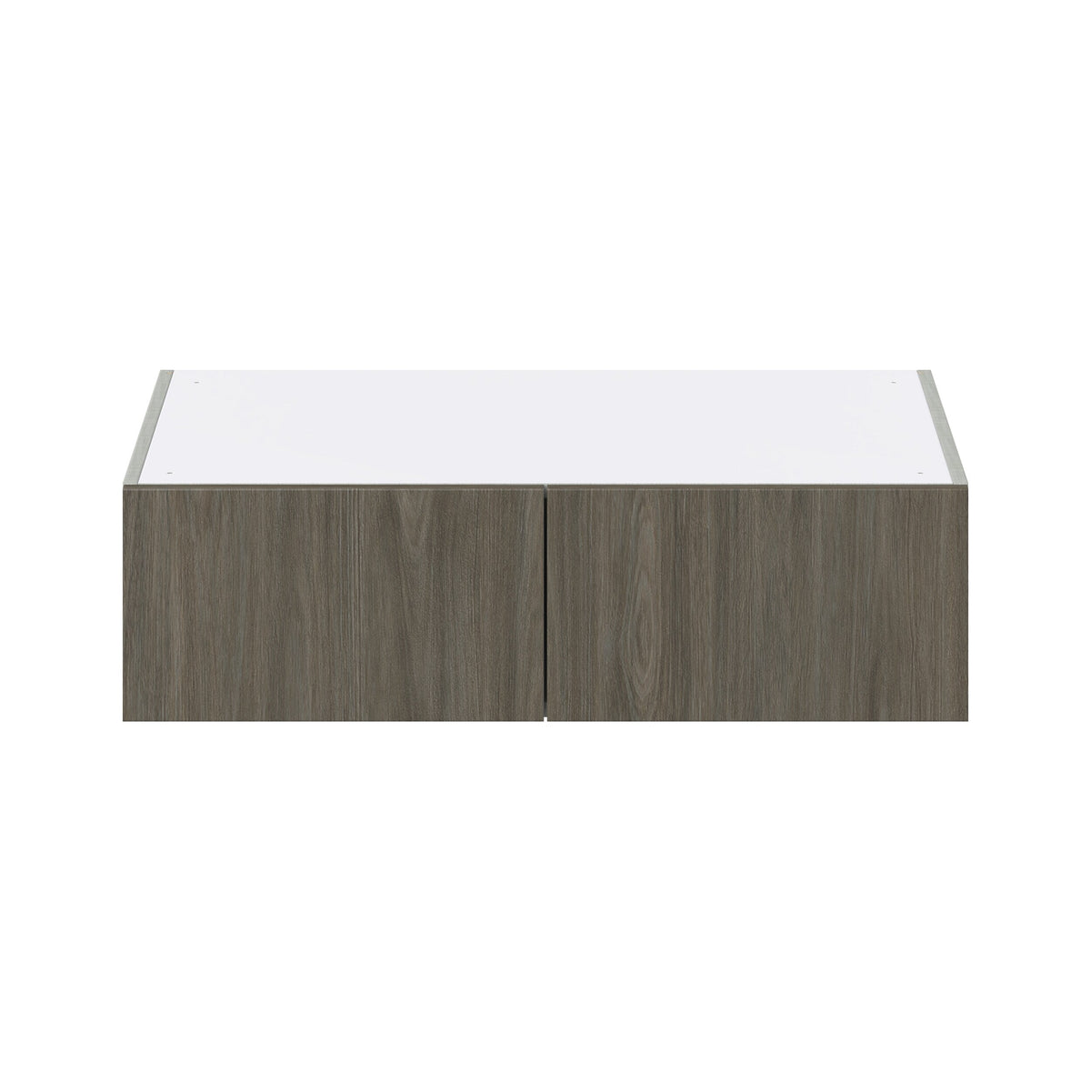 Hugo&Borg Savane 36-in W x 10-in H x 24-in D Textmel Wall Fully Assembled Cabinet (Flat Panel Slab Door Style)