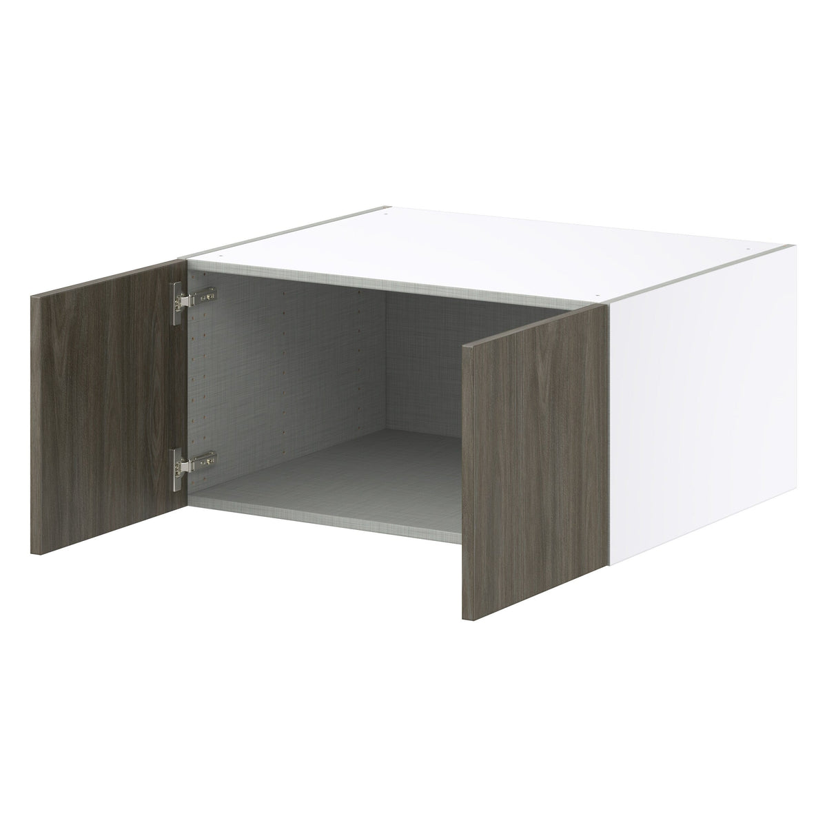 Hugo&Borg Savane 30-in W x 15-in H x 24-in D Textmel Wall Fully Assembled Cabinet (Flat Panel Slab Door Style)