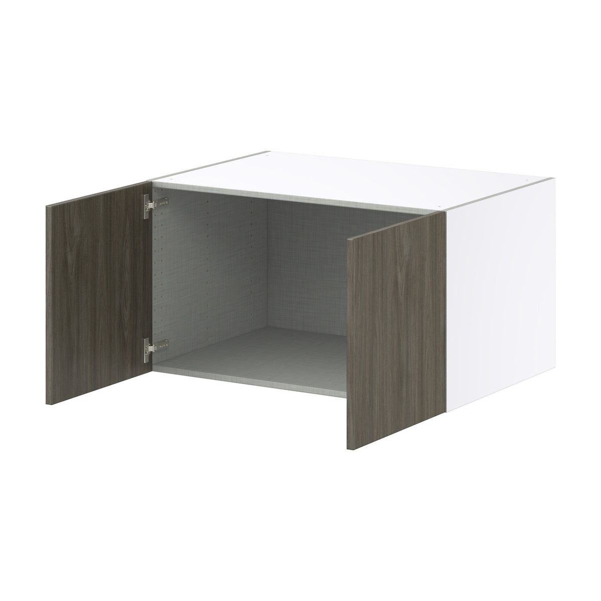Hugo&Borg Savane 36-in W x 20-in H x 24-in D Textmel Wall Fully Assembled Cabinet (Flat Panel Slab Door Style)