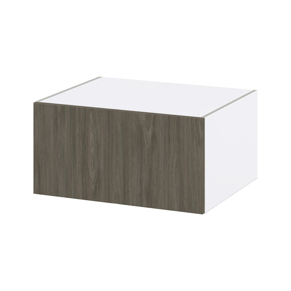 Hugo&Borg Savane 30-in W x 15-in H x 24-in D Textmel Wall Fully Assembled Cabinet (Flat Panel Slab Door Style)