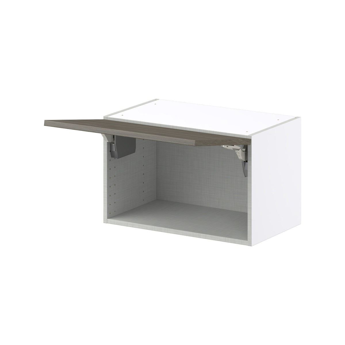 Hugo&Borg Savane 24-in W x 15-in H x 14-in D Textmel Wall Fully Assembled Cabinet (Flat Panel Slab Door Style)