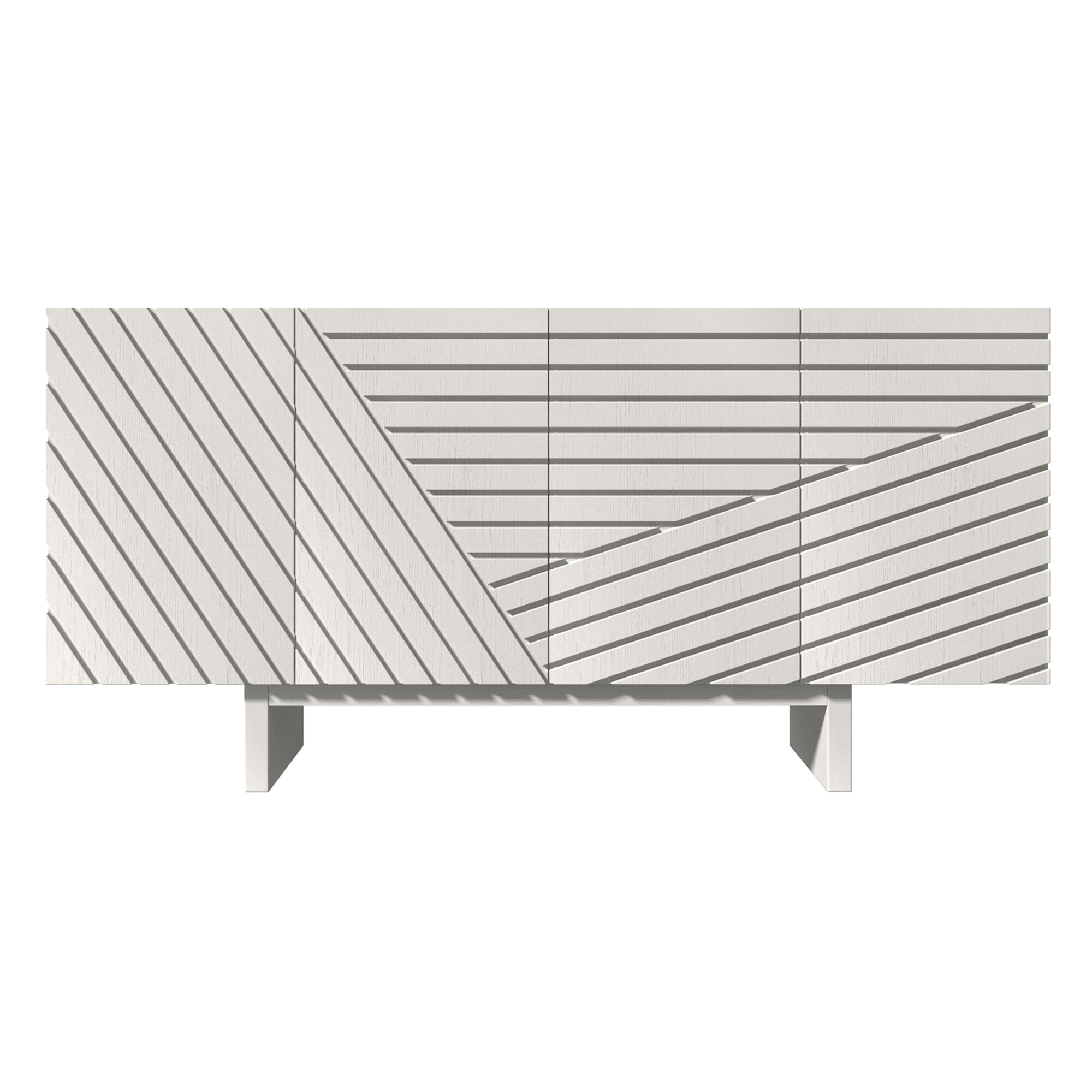 Clihome 15.75-in W x 30.71-in H Mdf White Freestanding Utility Storage ...