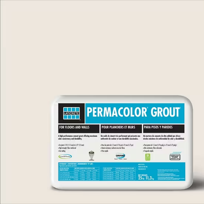 44 Bright White Permacolor Grout (25 lbs)