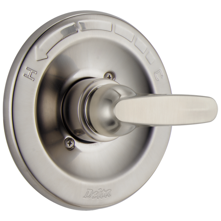 Delta Foundations 0.5-in ID Stainless Shower Valve Trim with Monitor Pressure-Balanced Control