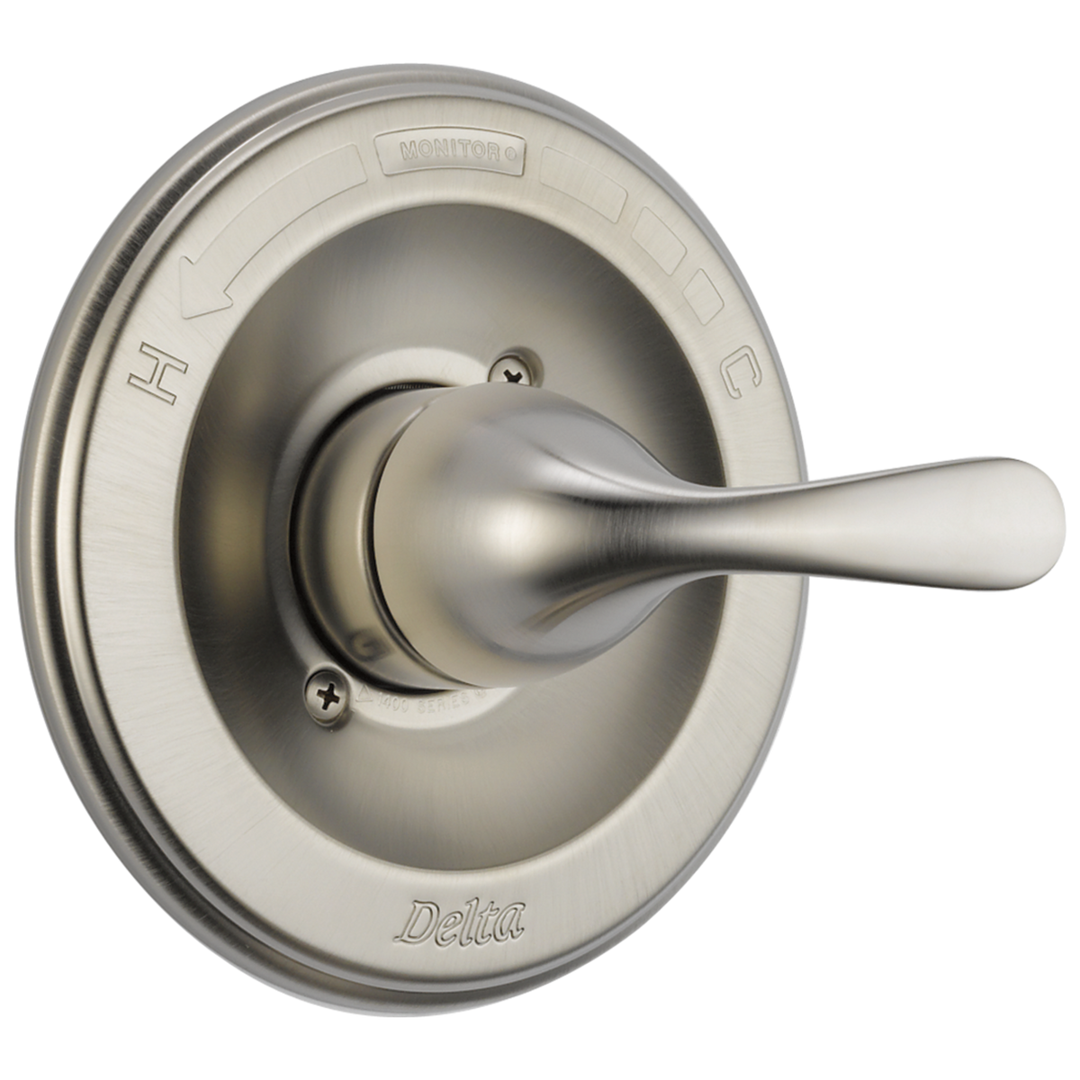 Delta Classic 0.5-in ID Stainless Bathtub/Shower Valve Trim, Single-Handle (T13020-SS)