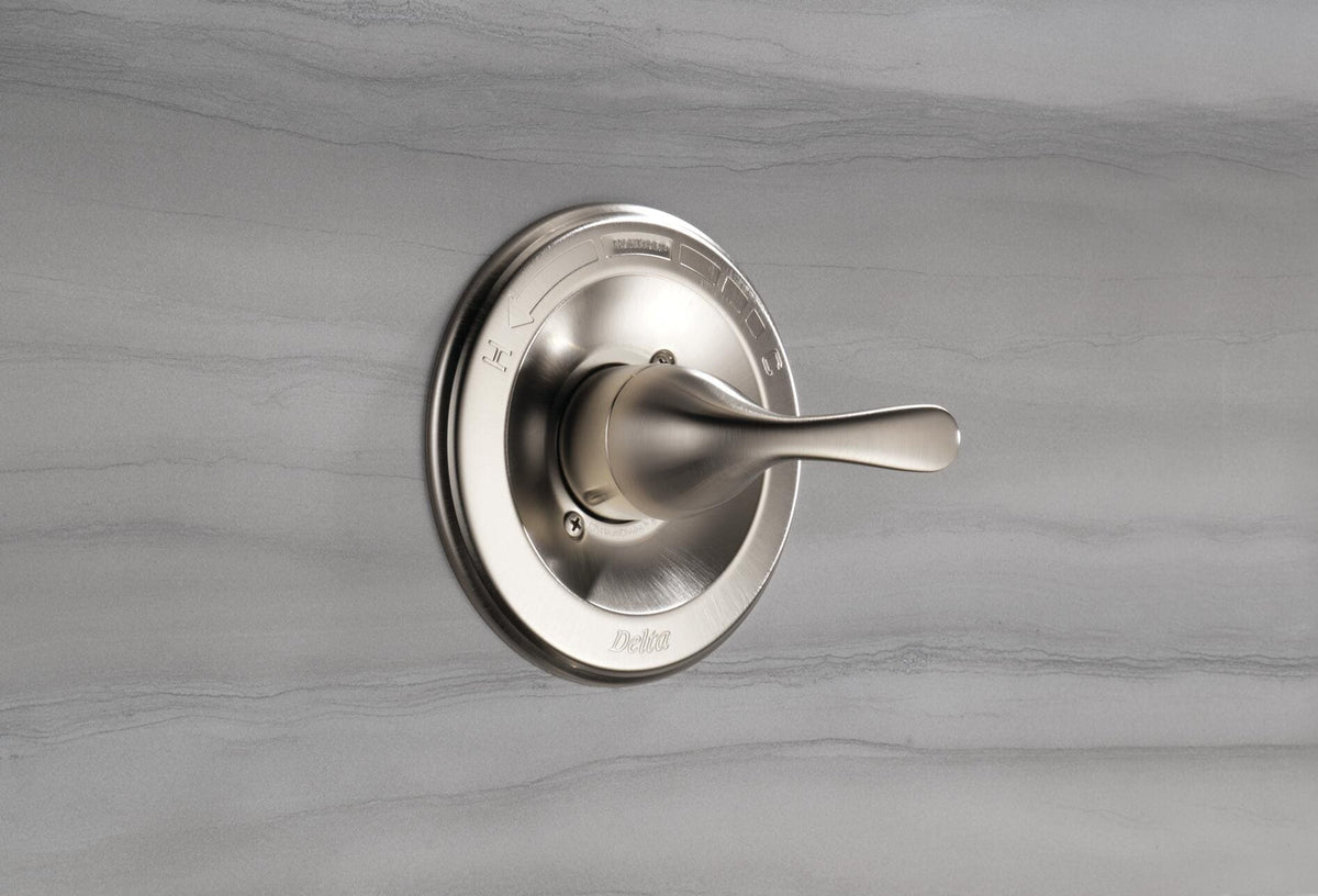 Delta Classic 0.5-in ID Stainless Bathtub/Shower Valve Trim, Single-Handle (T13020-SS)