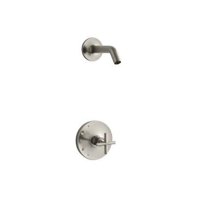 KOHLER 1-Handle Shower Trim Kit in Vibrant Brushed Nickel (Valve Not Included)