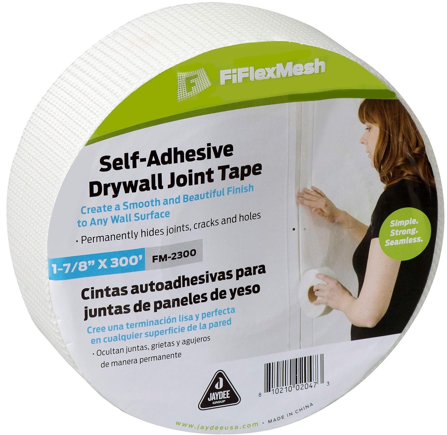 A single green leaf against a white background.