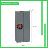 Square D Square D Homeline Brand Only 200-Amp 20-space load center - angle view