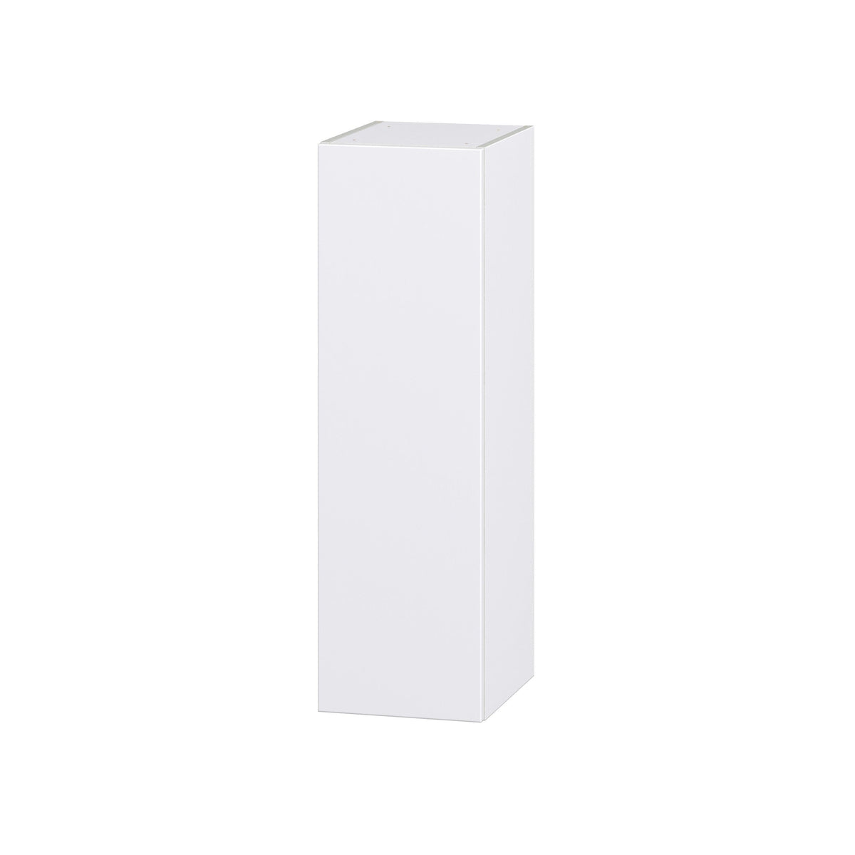 Hugo&Borg Lasalle 12-in W x 40-in H x 14-in D Bright White Slab Wall Fully Assembled Cabinet (Flat Panel Slab Door Style)