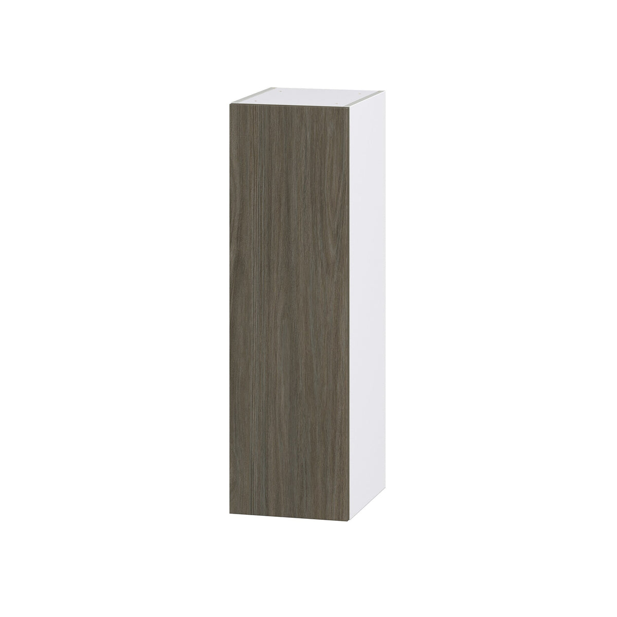 Hugo&Borg Savane 12-in W x 40-in H x 14-in D Textmel Wall Fully Assembled Cabinet (Flat Panel Slab Door Style)
