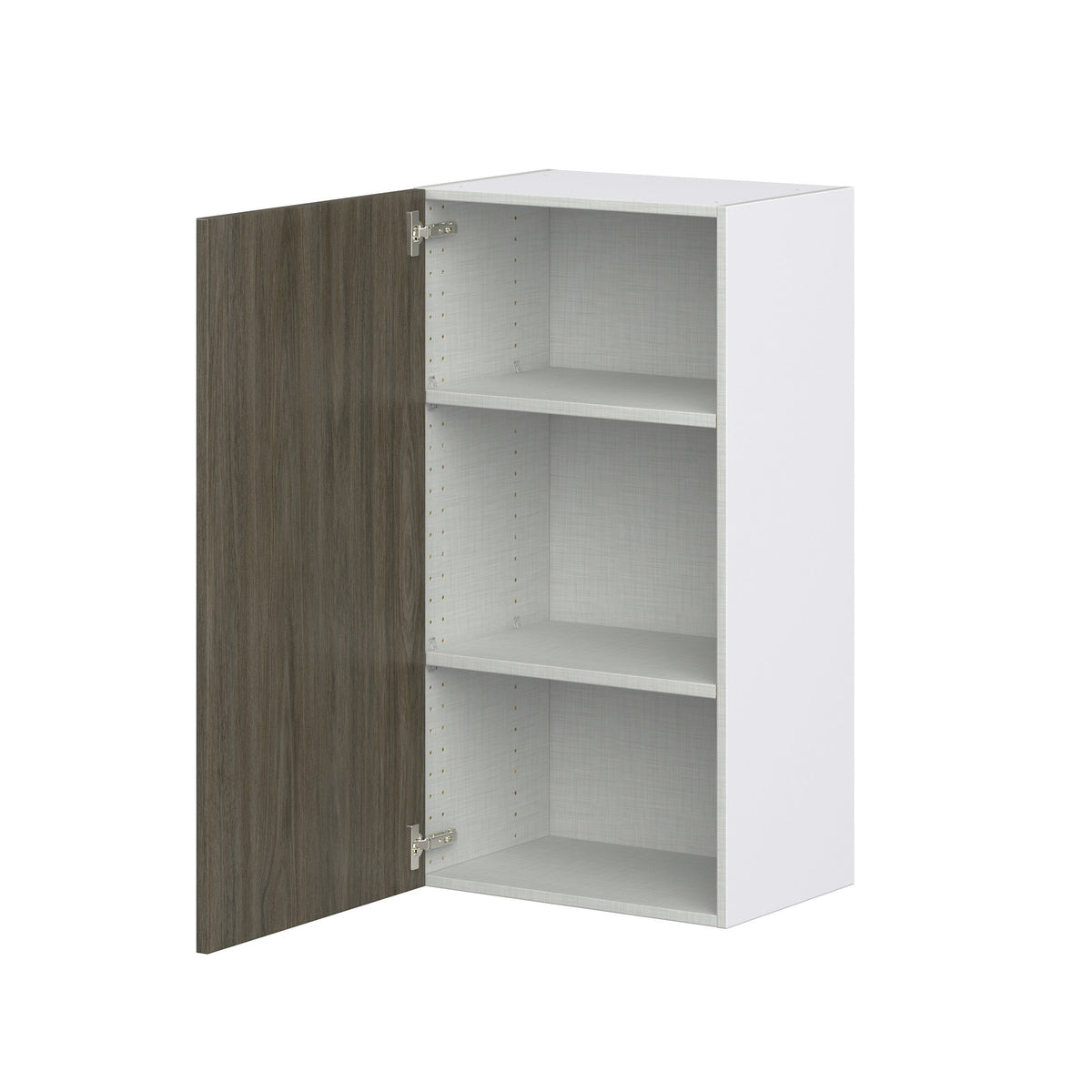 Hugo&Borg Savane 21-in W x 40-in H x 14-in D Textmel Wall Fully Assembled Cabinet (Flat Panel Slab Door Style)