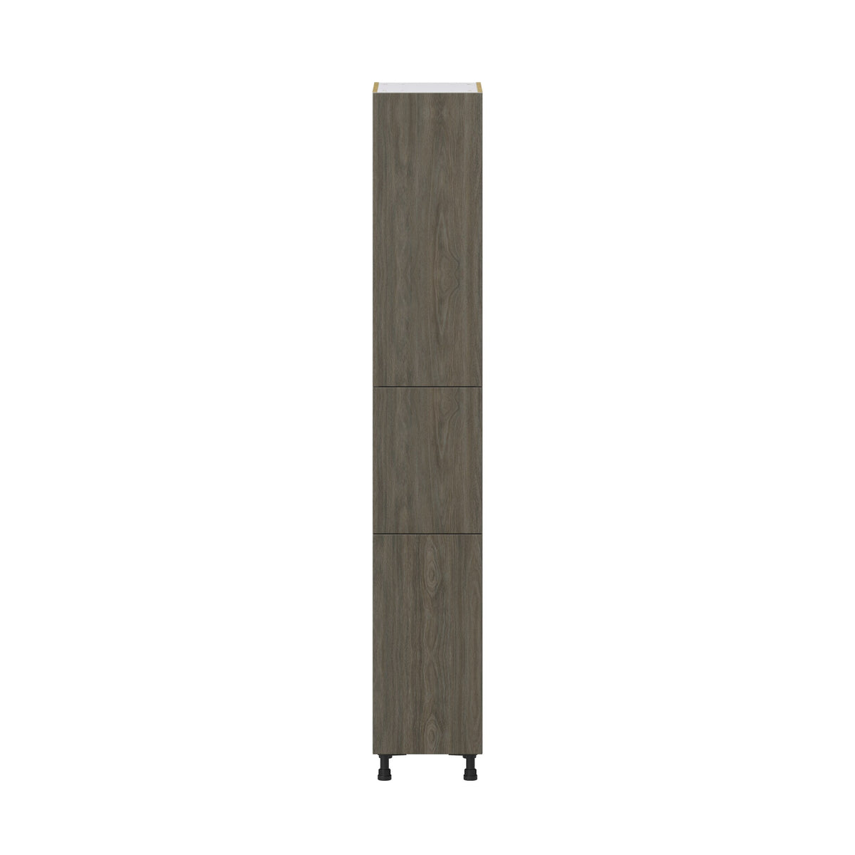 Hugo&Borg Savane 15-in W x 94.5-in H x 24-in D Textmel Pantry Fully Assembled Cabinet (Flat Panel Slab Door Style)
