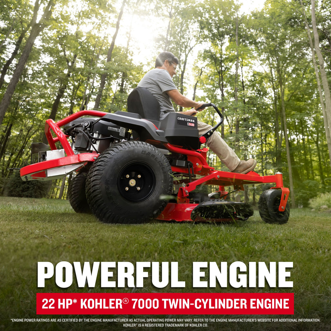 Craftsman Z5400 46-in 22-HP V-Twin Gas Zero-Turn Riding Lawn Mower