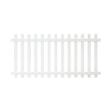 Outdoor Essentials Yorktown 4-ft H x 8-ft W White Vinyl Dog Ear Fence Panel (Unassembled)