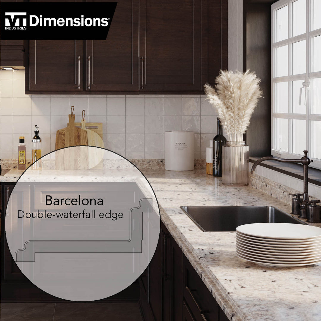 VT Dimensions Formica 10-ft Ouro Romano Etchings Straight Laminate